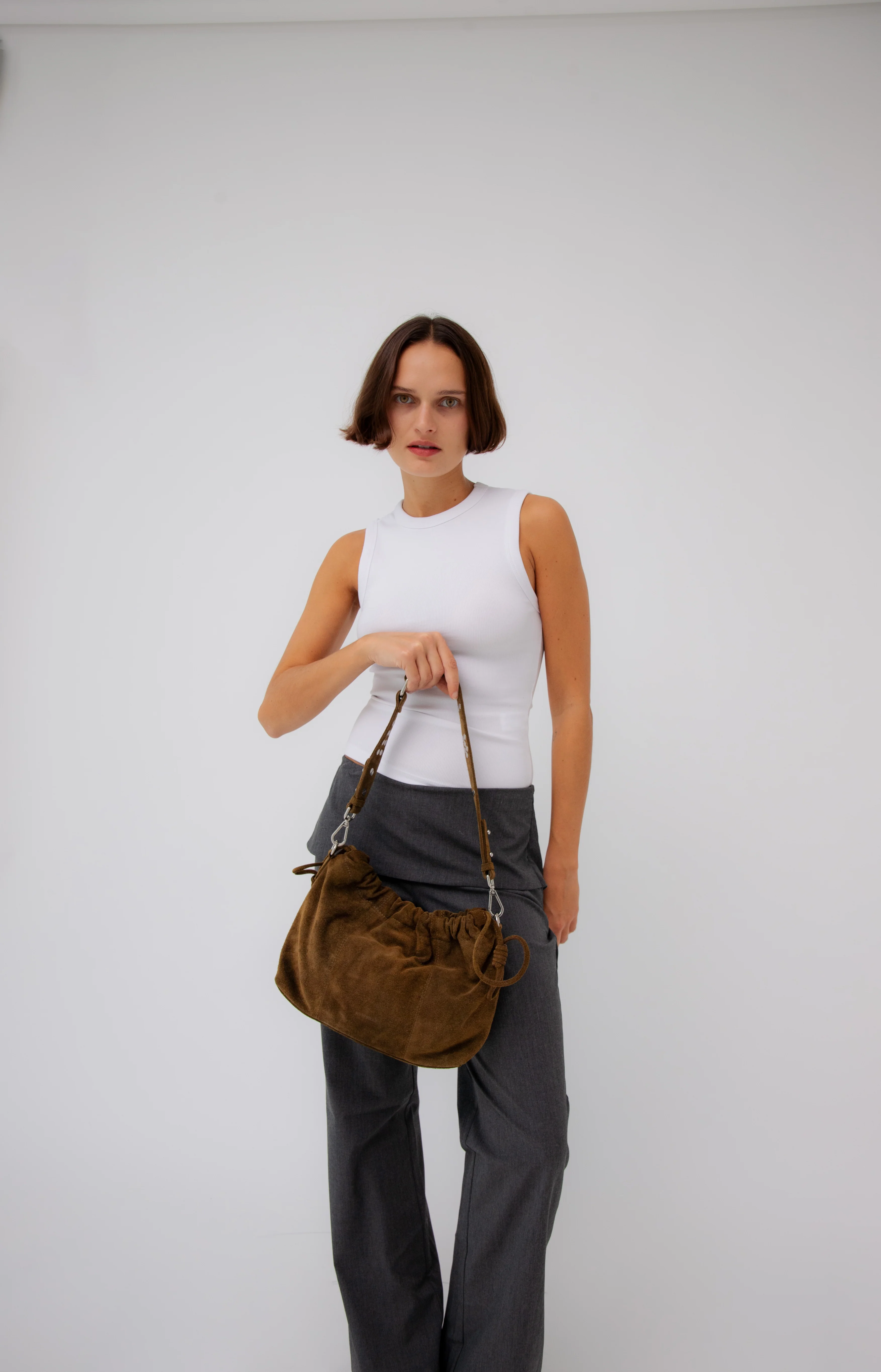 ELLIOT MINI SUEDE KHAKI - Image 3