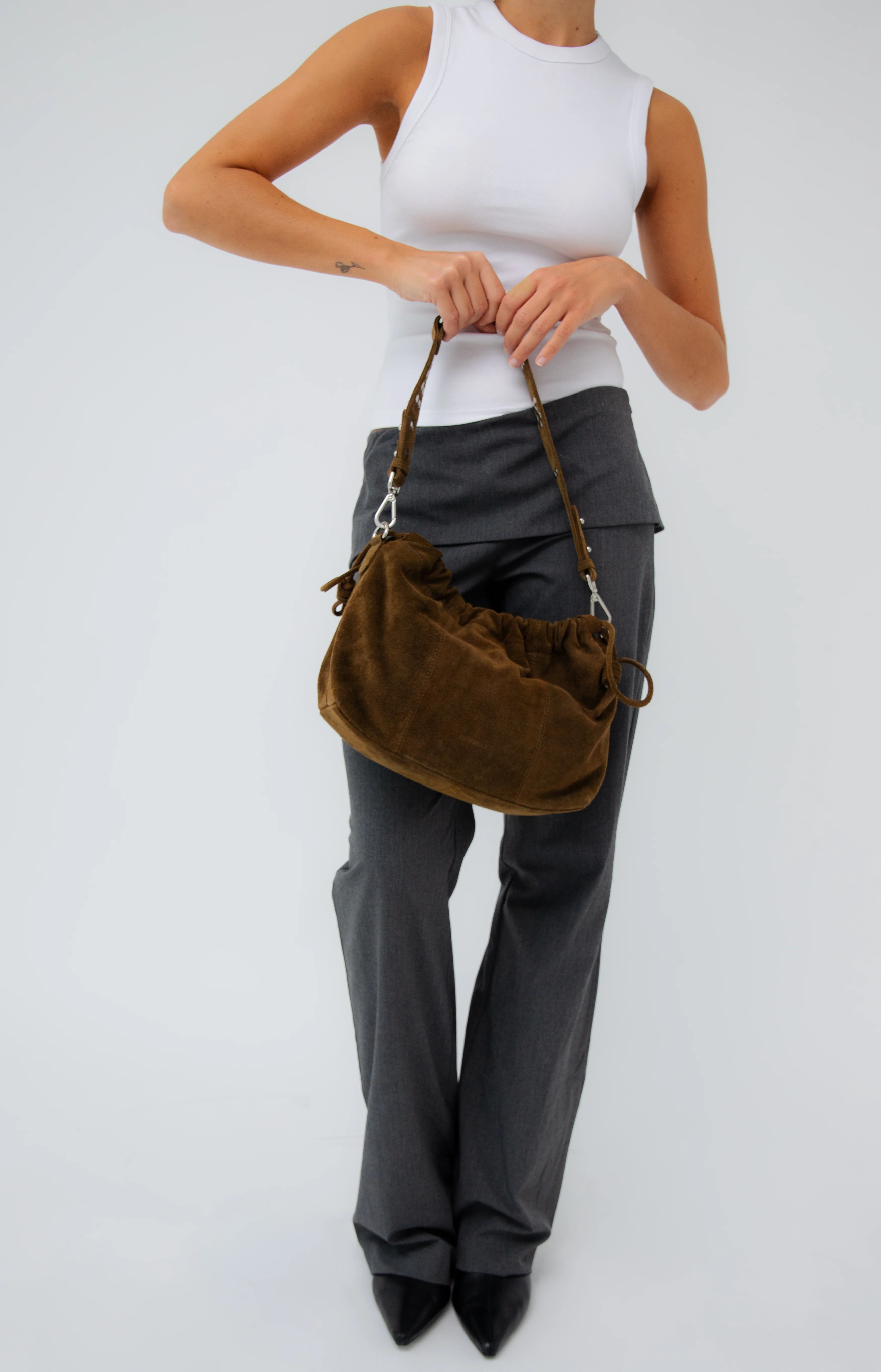 ELLIOT MINI SUEDE KHAKI - Image 8