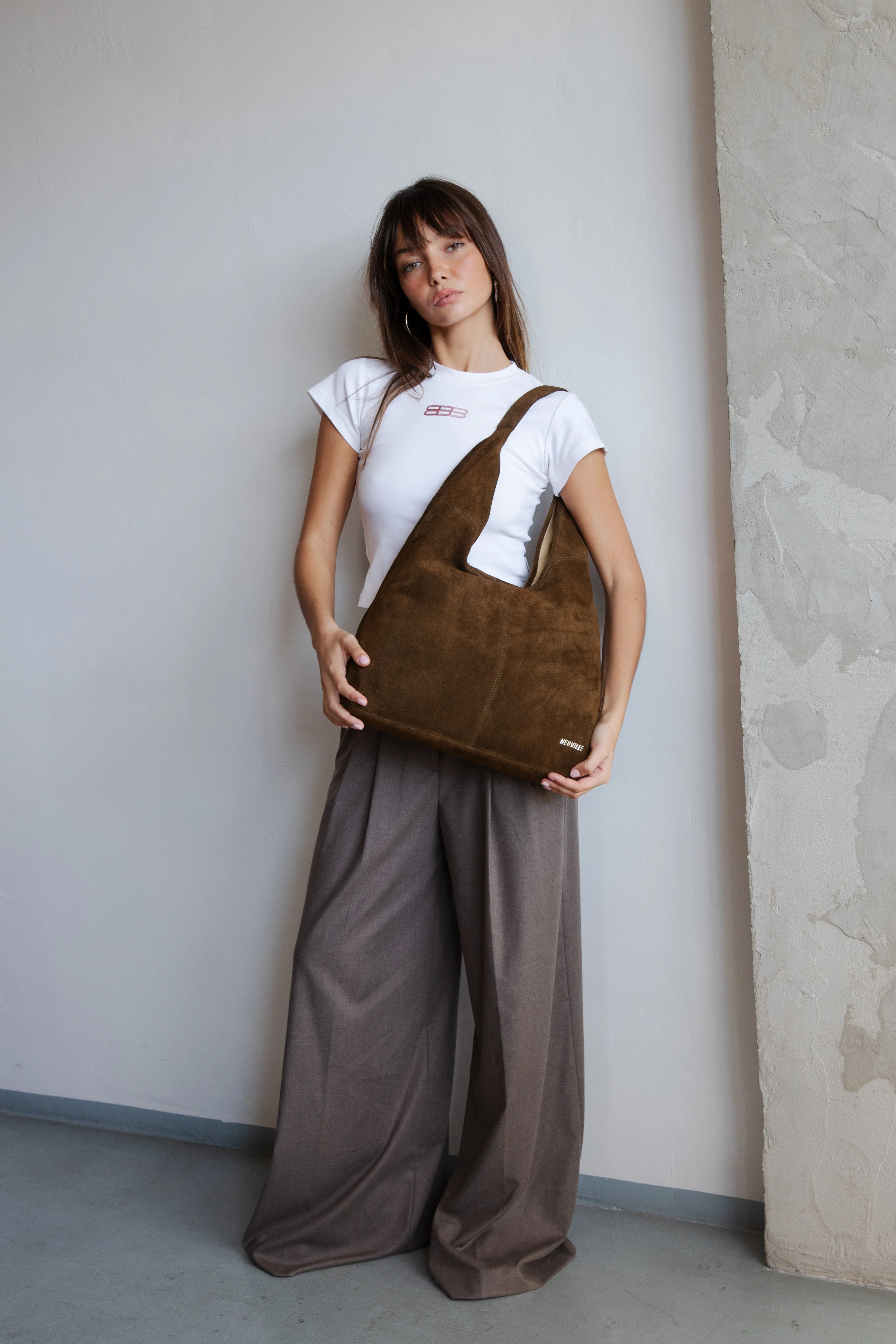 JACKIE SUEDE KHAKI - Image 3