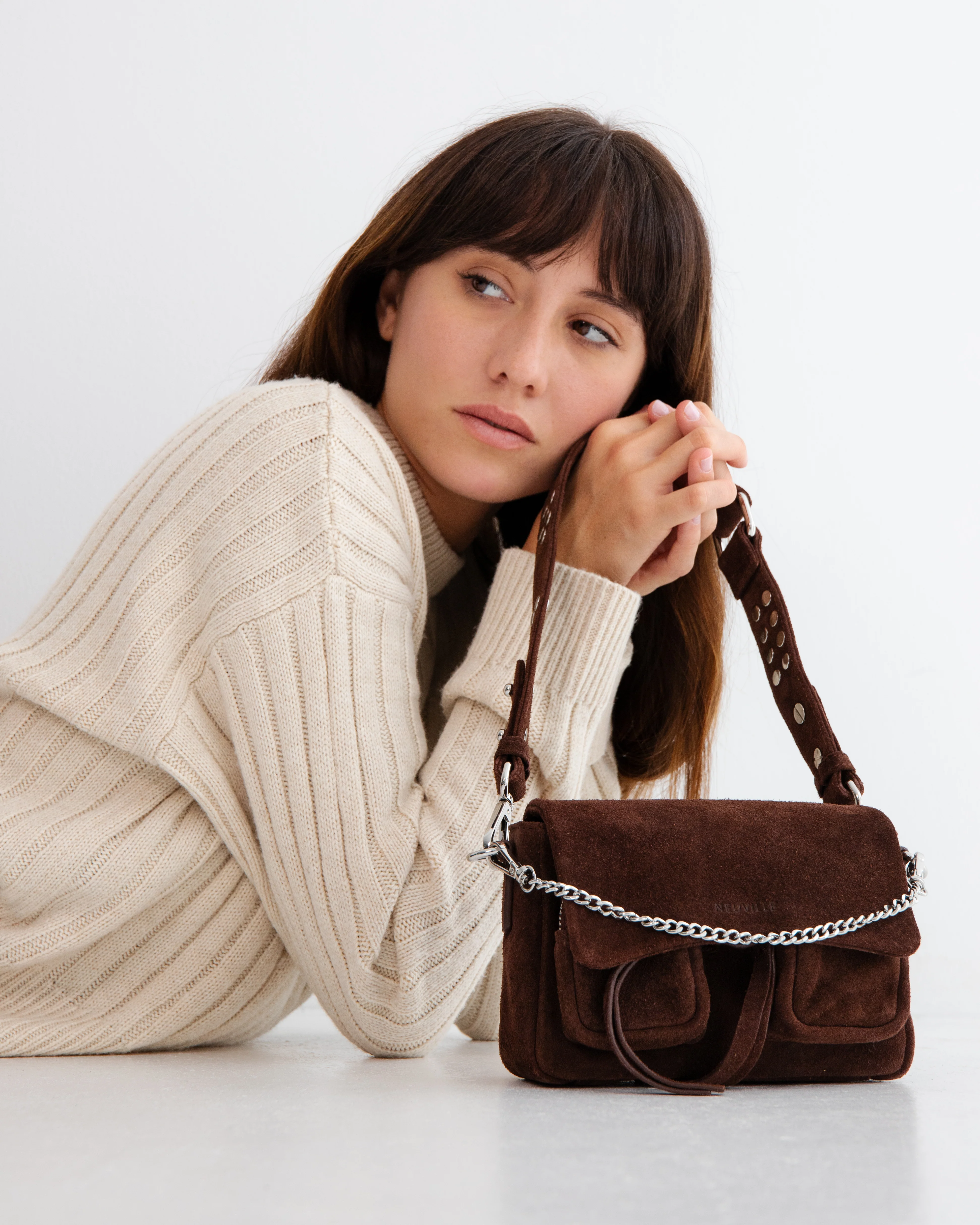 MAXKE MINI BROWN SUEDE - Image 5