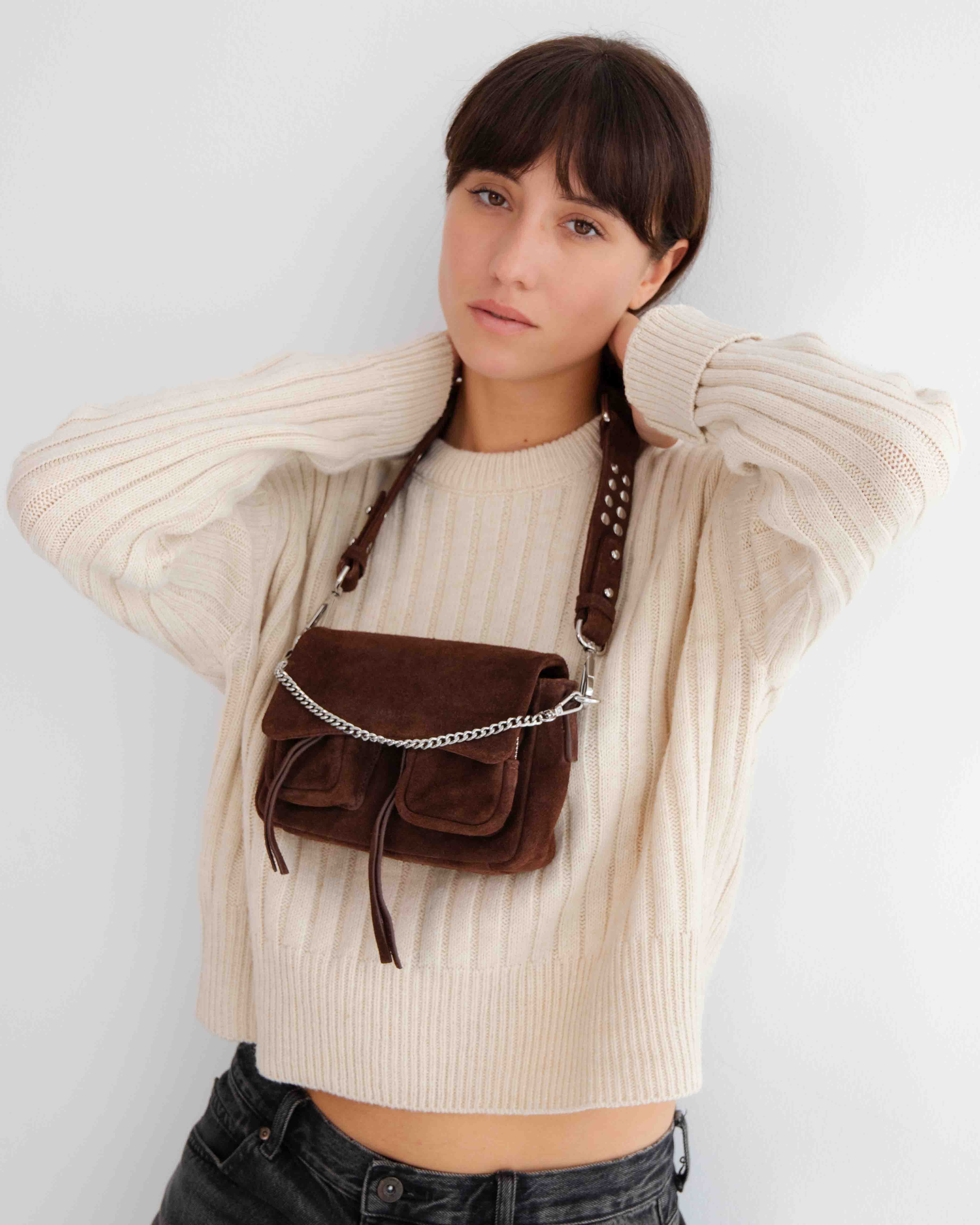 MAXKE MINI BROWN SUEDE - Image 6