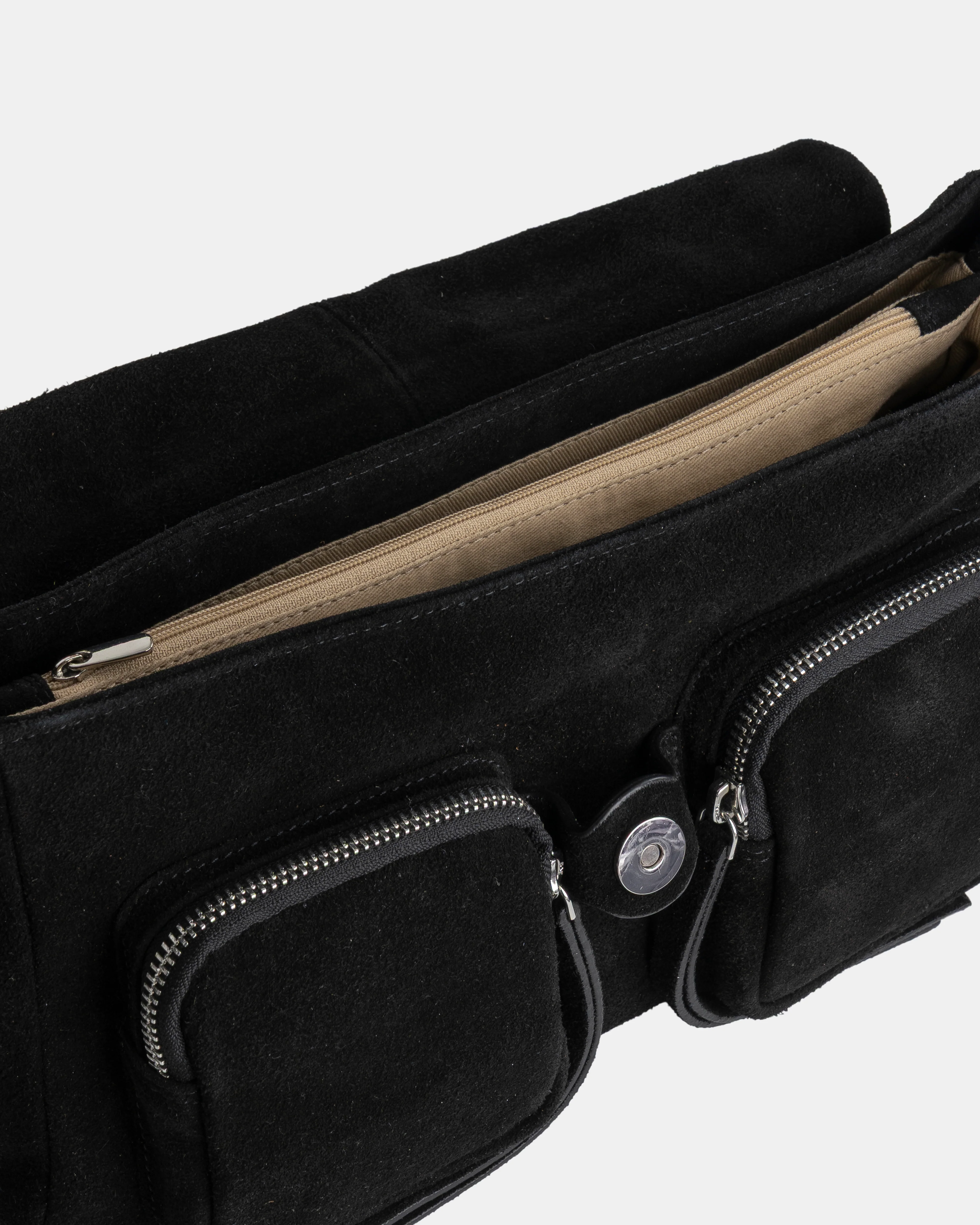 MAXKE LARGE SUEDE BLACK - Image 3